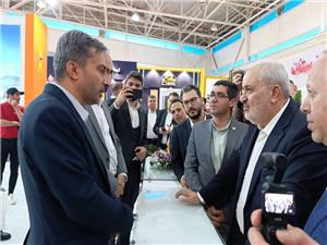 حضور وزیر صمت در غرفه شرکت ملی مس در نمایشگاه ایران اکسپو ۲۰۲۴