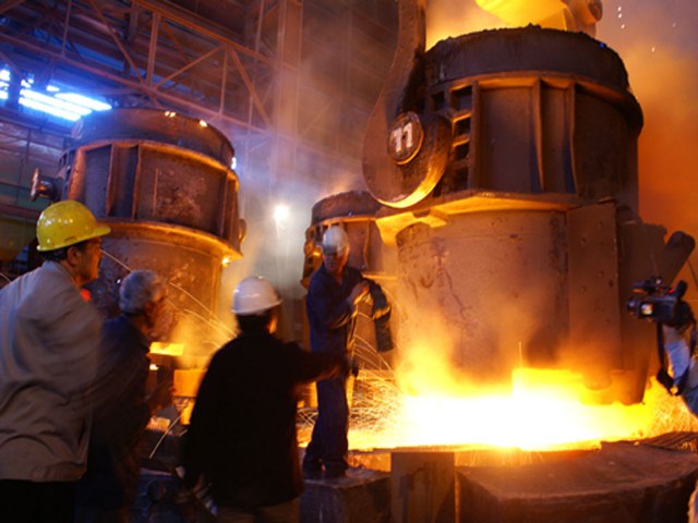 افزایش ۲۶.۳ درصدی تولید فولاد خام ایران