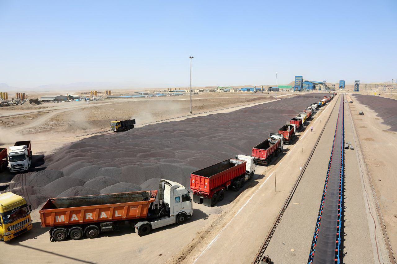 تولید گندله فولاد سنگان در کمتر از ۴ ماه به بیش از ۶۰۰ هزار تن رسید