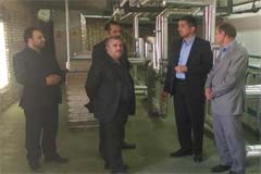 بازدید مدیر وصول مطالبات بانک صنعت و معدن از سه طرح صنعتی در شهرستان سبزوار