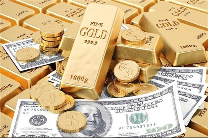 سود زیادی از عقب نشینی دلار آمریکا نصیب طلا شد