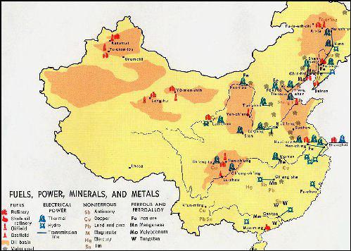 چین بیشترین منابع طبیعی جهان را در اختیار دارد/ سهم ۹۰ درصدی منابع زغال سنگ و فلزات نادر خاکی از منابع طبیعی چین